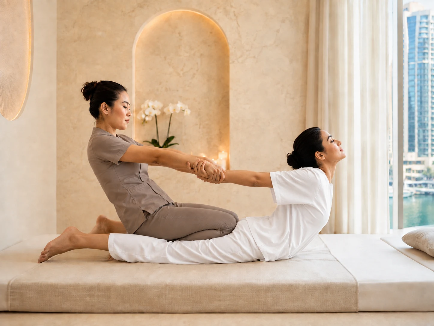 Traditional Thai massage at home in Dubai Marina